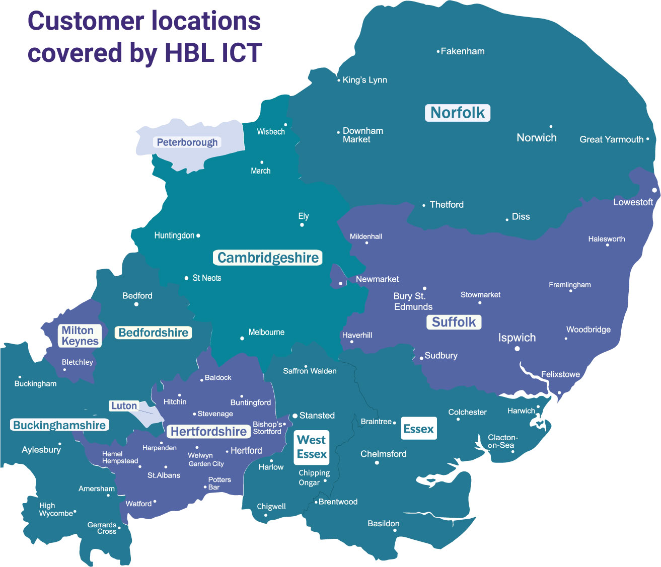 Map_all-locations_website-colours Map of customer locations covered by HBL ICT